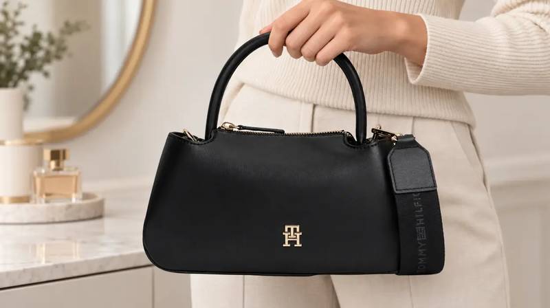 Bolso de mano Tommy Hilfiger Logotape Mini para mujer