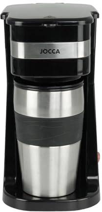 Cafetera de goteo individual Jocca con su vaso termo de 420 ml