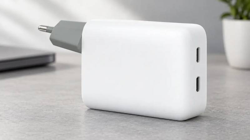 Cargador rápido Pixel Flex de 67 W con dos puertos USB-C