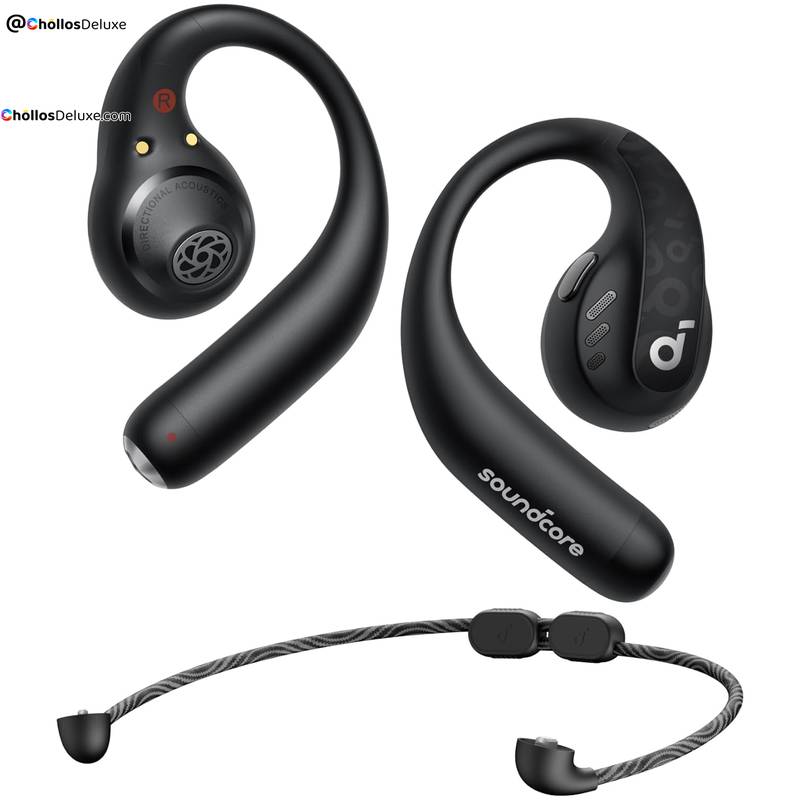 Auriculares Soundcore AeroFit Pro negros de oído abierto