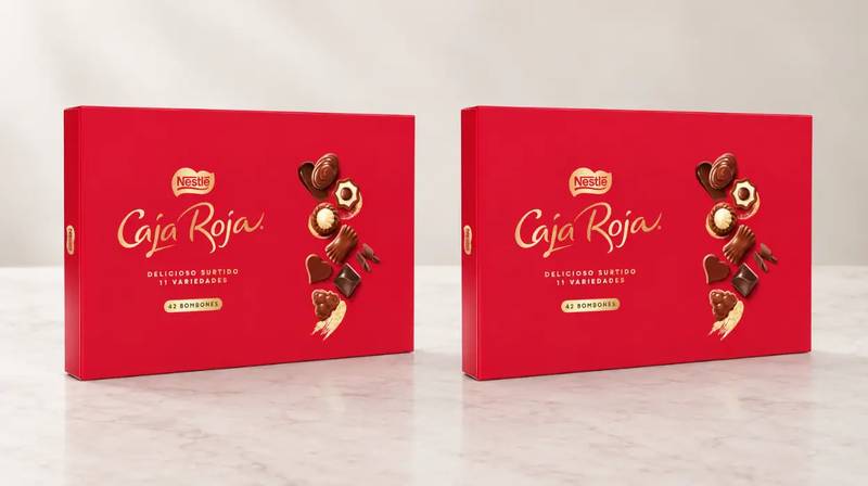 Pack de 2 cajas de bombones Nestlé Caja Roja