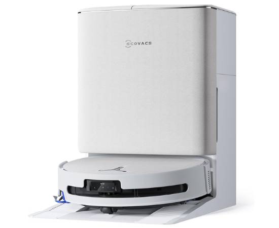 Robot aspirador y friegasuelos ECOVACS Deebot T90 Omni con su estación