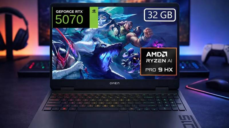 Portátil gaming HP OMEN 16 de 16 pulgadas