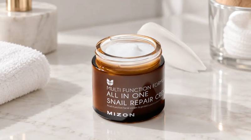 Crema reparadora Mizon All in One Snail Repair Cream de 75 ml