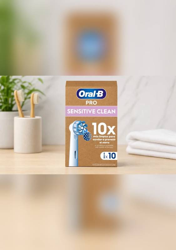 Cabezales de recambio Oral-B Pro Sensitive Clean, pack de 10