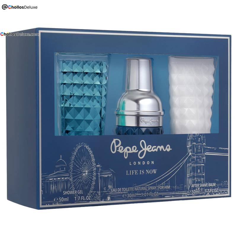 Estuche Pepe Jeans Life Is Now For Him con gel de ducha, colonia y after shave