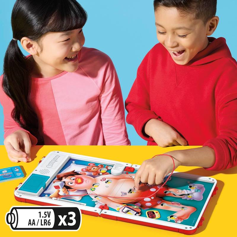 Juego de mesa Operación de Hasbro con el tablero del paciente