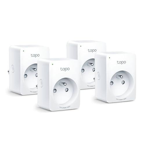 Pack de 4 mini enchufes inteligentes WiFi TP-Link Tapo P100